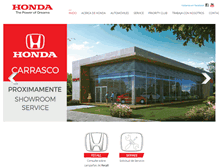 Tablet Screenshot of hondauruguay.com